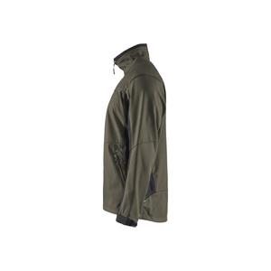 BLAKLADER-Veste Softshell 495025164599M Vert olive foncé/Noir-VESTES DE TRAVAIL EAN 7330509534755 - Product Image 4