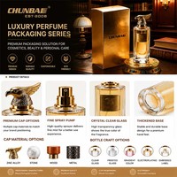 Flacons de Parfum en Verre de Luxe Personnalisés, Petits Mini de Voyage 10ml 15ml, pour Atomiseur d'Huile ou Vaporisateur, avec Emballage Boîte