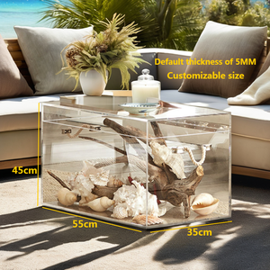 Jihong personalizzabile vetro trasparente di lusso scatola dei giocattoli all'ingrosso acrilico portabagagli <span class=keywords><strong>tavolino</strong></span> casa Villa soggiorno all'aperto <span class=keywords><strong>sala</strong></span> - Product Image 2