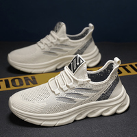 Chaussures de sport tissées d'extérieur à coupe basse, haute élasticité, légères, confortables et respirantes pour la marche décontractée