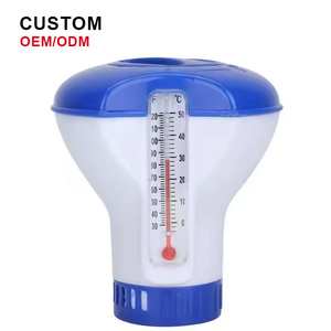 5インチデュアルパーパス家庭用デジタルプール温度計水質と薬フロータープラスチックダイヤルクリーニングインゴットタイプ - Product Image 2