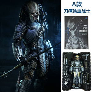 Ncta 32.5cm di chuyển 1/6 sẹo Predator mms190 người ngoài hành tinh xenomorph hành động nhân vật figurine đồ chơi - Product Image 5
