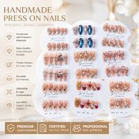 Uñas Postizas de Alta Gama, Liquidación Especial por Tiempo Limitado, Envío Aleatorio, Estilos de Uñas Postizas, Venta al por Mayor Directa de Fábrica