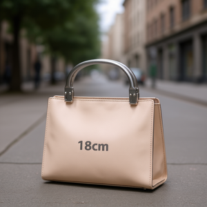 Manico per borsa Ilan 18cm con chiusura in alluminio per accessori borse - Product Image 2