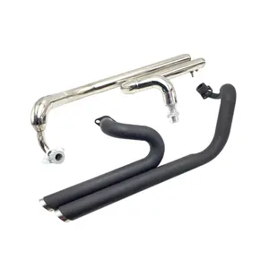 Motorcycle Exhaust Full System Silencer Tube Muffler Pipe For Yamaha Drag Star V-star 650 XVS650 DS650 XVS400 650A DRAGSTAR 400