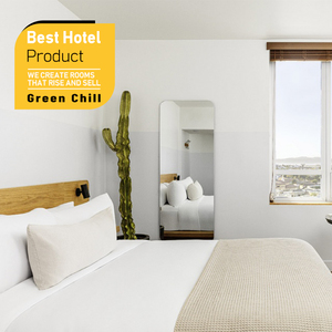 Juego de Muebles de Madera Sólida para Dormitorio de Hotel, Servicio Profesional de Decoración de Interiores para Hoteles Boutique Urbanos - Product Image 1