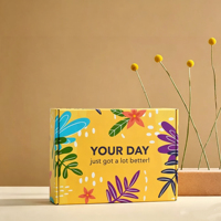 Boîte d'emballage en carton ondulé blanc personnalisée avec logo imprimé, boîte pliante en papier, utilisée pour l'emballage de cadeaux