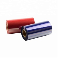 Resina/cera/cinta de transferencia térmica de 12mm al por mayor para impresoras de código de barras compatibles con impresoras de etiquetas Epson y Brother