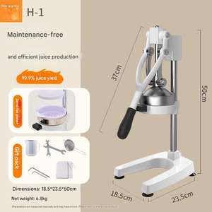 Presse-agrumes manuel compact et portable pour les vendeurs ambulants – Extraction efficace pour des <span class=keywords><strong>jus</strong></span> frais - Product Image 3