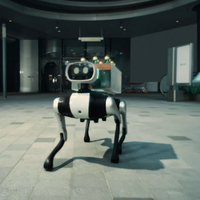 Chien robot IA pour compagnie à domicile, divertissement, éducation et interaction intelligente BOBO