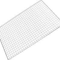 Kit de 2 grilles de barbecue jetables en acier inoxydable antiadhésives pour extérieur, résistantes à la chaleur et écologiques