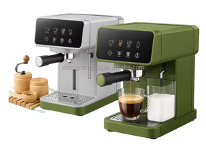 เครื่องชงกาแฟเอสเพรสโซ่อิตาลีกึ่งอัตโนมัติ พร้อมหม้อต้มสแตนเลส ถังนมตกแต่งแบบกำหนดเอง สำหรับใช้ในสำนักงานและที่บ้าน - Product Image 4