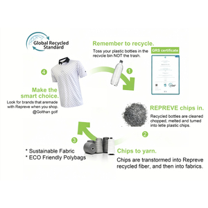 Polo de <span class=keywords><strong>golf</strong></span> en tissu jersey respirant à sublimation, extensible dans les <span class=keywords><strong>4</strong></span> sens, en polyester, pour vêtements de sport - Product Image 4