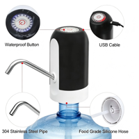 Distributeur d'eau portable mini USB rechargeable, chaud et froid, électrique/USB/batterie, pour extérieur, voiture, maison, hôtel
