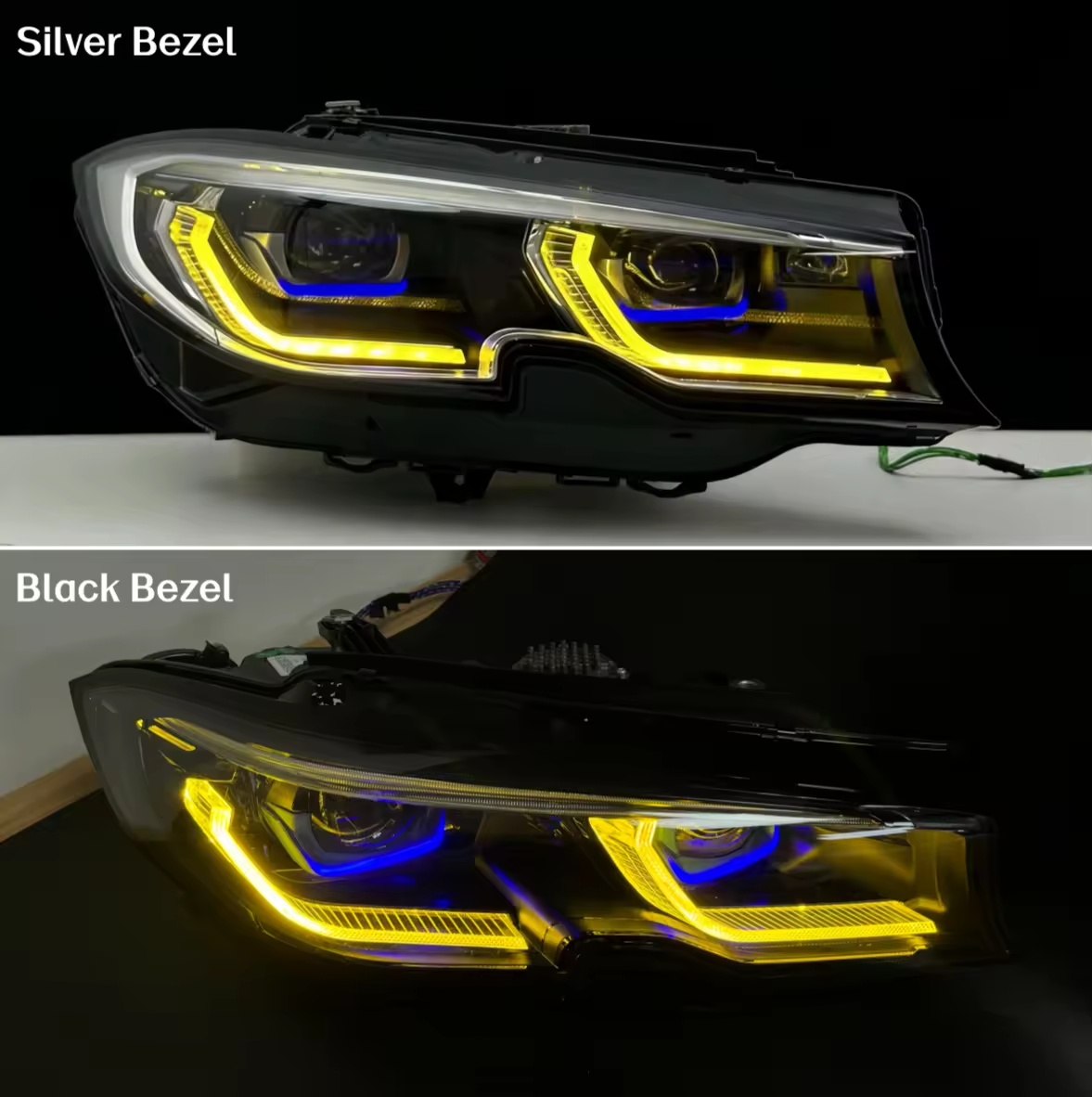 Black Bezel White-Yellow