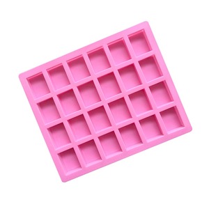 24 Cavidad Rectángulo Caramelo Silicona Moldes Chocolate Trufas Molde Rejilla Fondant Molde Pralines Gummy Jelly Mold - Product Image 6