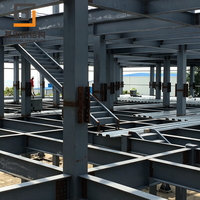 Construction urbaine à grande échelle et projets de bâtiments publics, immeuble de bureaux à structure en acier de plusieurs étages