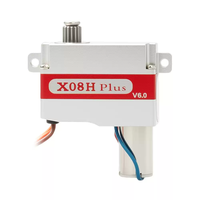Micro servo numérique KST X08 V6.0 Series X08H/X08N/X08 PLUS à engrenages entièrement métalliques pour avion RC à voilure fixe et planeur