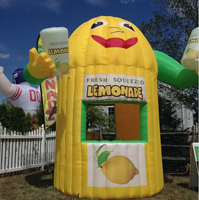 Publicité impression bannière gonflable bonbons nourriture boisson événement stand tente personnalisé Stand Bar gonflable limonade stand