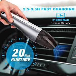 Aspiradora Portátil 20000Pa 200W para Auto, Cableada/Inalámbrica, USB Opcional, Fuerte Succión, Aspiradora de Mano con Filtro HEPA - Product Image 2