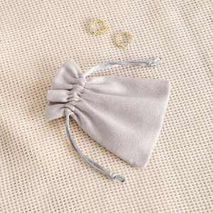 ถุงกำมะหยี่ใส่เครื่องประดับแบบมีเชือกผูก ขนาด 7*9 ซม. 8*10 ซม. จัดส่งเร็ว 3-5 วัน สำหรับใส่ของขวัญ โปรโมชั่นพิเศษ - Product Image 4