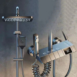 Mélangeur numérique Led à clé <span class=keywords><strong>de</strong></span> <span class=keywords><strong>piano</strong></span> 4 fonctions robinets <span class=keywords><strong>de</strong></span> contrôle système <span class=keywords><strong>de</strong></span> bain tête ensemble <span class=keywords><strong>de</strong></span> douche <span class=keywords><strong>de</strong></span> salle <span class=keywords><strong>de</strong></span> bain - Product Image 4