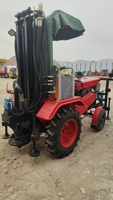 2025 AT100 Drilling Rig4 Wheels Tracteur hydraulique Foreuse de puits d'eau