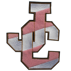 Patch lettre H Liwang à thermocoller en feutre non tissé polyester pour vêtements - Product Image 2