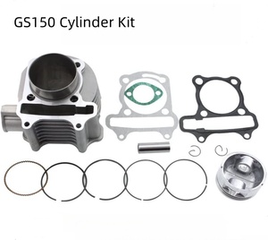 Kit de Cilindro para Motocicleta Mexicana GS150, Pistón, Anillos de Pistón, Kit de Cilindro, Mecanizado CNC, Accesorios para Motocicleta - Product Image 2