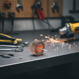 Ttake Abrasive Flap <b>Wheel</b> 25x3 Mm 80 Grit For <b>Grinding</b> And Polishing - Product Image 3