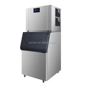 ICE-420P whole sale Liquid crystal display screen split ice cubes maker machine 204kgs/day restaurant ice machine for retail