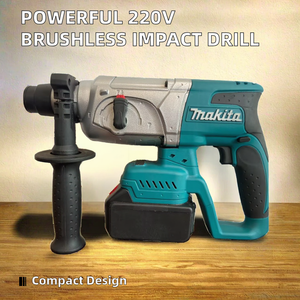 220V DIY Grade <b>Hammer</b> Drills 800W Input New Design Impact Drill Featuring Brushless Motor Updated Li-ion Battery <b>Hammer</b> Drills H - Product Image 4
