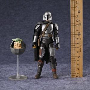 Série Legends DIN DJARIN le Mandalorien et l'Enfant Baby <span class=keywords><strong>Yoda</strong></span> <span class=keywords><strong>Figurine</strong></span> articulée en PVC Jouets de collection Poupée - Product Image 1