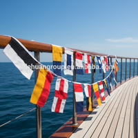 Drapeaux de signalisation de navigation internationale, drapeaux à main, norme IMPA, code international, sécurité maritime, utilisation en cas d'urgence, polyimide