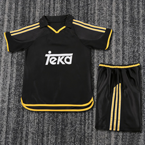 เสื้อฟุตบอลฤดูร้อนพิมพ์ลายแขนสั้นสไตล์เรโทร 1999/01 มาดริด ชุดเยือน ระบายอากาศได้ดี แห้งเร็ว สำหรับการแข่งขันสโมสรยุโรป - Product Image 1