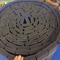 Tapis de lutte professionnel personnalisé en cuir XPE/PVC, épaisseur 2-5 cm, écologique, 10m*10m, équipement d'arts martiaux