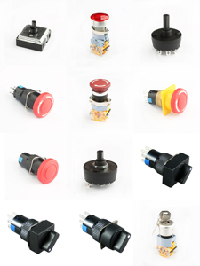 אבטחת איכות מרובע 16 מ "מ ip40 עצמי נעילה 2 מיקום יחיד מוט 3 מתג סדק - Product Image 4