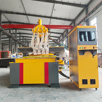 Machine de travail du bois CNC à quatre procédés de qualité industrielle LD1325, précision de 0,01 mm pour le traitement personnalisé de panneaux de bois/ameublement