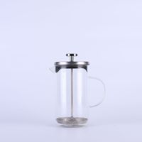 Cafetière portable à bec verseur précis, type French Press, résistante à la chaleur, avec poignée anti-brûlure, pour usage domestique et extérieur