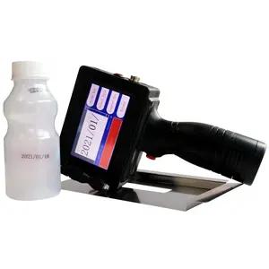 Handgerät tragbarer Tintenstrahldrucker Handstrahlcode-Druckermaschine für Plastiktüte/Flasche