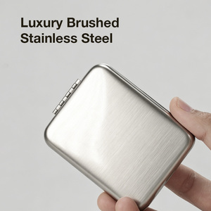 Wholesale Durable Round Metal Hand <b>Mirror</b> Folding <b>Mirror</b> Double Sided Various Shapes Stainless Steel for Beauty Gift - Product Image 2