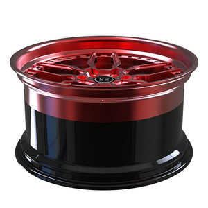 Jantes forgées personnalisées Candy Red 2 pièces 20 21 pouces 5-120 120.65 pour Chevrolet <span class=keywords><strong>Corvette</strong></span> C5 C6 C7 - Product Image 3