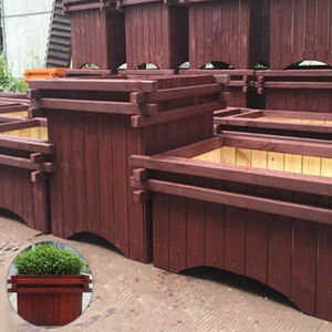 Elegante Soporte Clásico para Macetas de Madera de Abeto con Revestimiento Antioxidante y Base Resistente para Plantas de Interior, Flores, Hierbas y Exhibición en el Hogar - Product Image 5