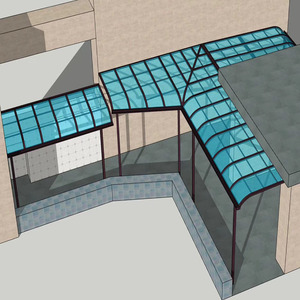Toldo de Aleación de Aluminio <span class=keywords><strong>para</strong></span> Exteriores, Resistente a la Lluvia, con <span class=keywords><strong>Cristal</strong></span>, <span class=keywords><strong>para</strong></span> Hogar, Villa, Patio, Aleros, Balcón, Terraza - Product Image 5