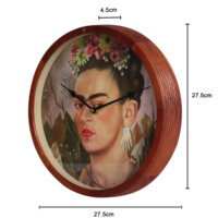Jam Dinding Kayu Digital Quartz Dekorasi Rumah Retro Modern