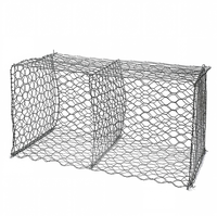 Panier gabion hexagonal en fil d'acier galvanisé, maille tissée, cages à pierres, découpe et pliage, pour rivage de rivière, directement du fabricant