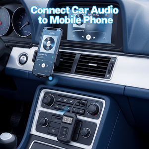 2-in-1 Wireless Transmitter Receiver <b>with</b> <b>Bluetooth</b> 6.0 OLED Display for Car,<b>TV</b> Audio,Headphones,Speakers,Projector. - Product Image 2