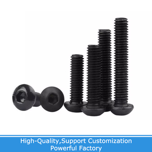 2 #-56 <span class=keywords><strong>4</strong></span> #-<span class=keywords><strong>40</strong></span> 6 #-32 8 #-32 10 #-24 10 #-32 1/<span class=keywords><strong>4</strong></span>-20 5/16-18 <span class=keywords><strong>3</strong></span>/8-16 1/2-13 Đầu nút ổ cắm Hex ốc vít f835 chúng tôi tiêu chuẩn Lớp 8 màu đen - Product Image 4