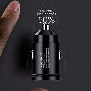 100W Mini caricabatteria da auto accendino ricarica rapida per <span class=keywords><strong>iPhone</strong></span> QC3.0 Mini PD <span class=keywords><strong>USB</strong></span> tipo <span class=keywords><strong>C</strong></span> caricabatteria da auto per Xiaomi Samsung Huawei - Product Image 4