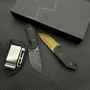 Couteau de poche fixe BK Warin de haute qualité avec manche G10 et lame en acier inoxydable, personnalisable OEM, modèle camping SS277, garantie 1 an - Product Image 3